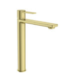Смесител за умивалник, висока база, Targa, brushed brass