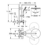 Душ система Euphoria 260 GROHE Euphoria System 260 26114002 - Image 3