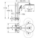 Душ система Euphoria System 310 GROHE Euphoria System 310 26723000 - Image 3