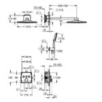 Душ система с 3 извода Grohtherm SmartControl Cube GROHE Grohtherm SmartControl 34864000 - Image 4