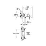 Cubeo, смесител за душ GROHE Cubeo 1018240000 - Image 4