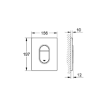 Пълен комплект вградено казанче и тоалетна чиния 5в1 GROHE Rapid SL WC 36501000 - Image 10