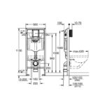 Пълен комплект вградено казанче и тоалетна чиния 5в1 GROHE Rapid SL WC 36501000 - Image 11