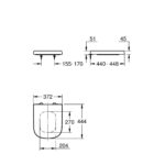 Пълен комплект вградено казанче и тоалетна чиния 5в1 GROHE Rapid SL WC 36501000 - Image 12