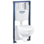 Структура за вграждане и тоалетна 5в1 GROHE Solido Bau Ceramic Slim 39902000