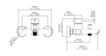 Стенен смесител за душ/вана ARTEMIS SO903F12-N KARAG - Image 2
